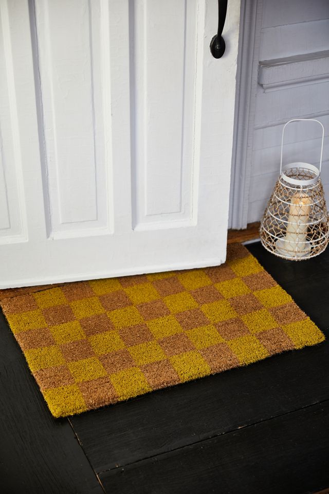Checked Doormat Anthropologie