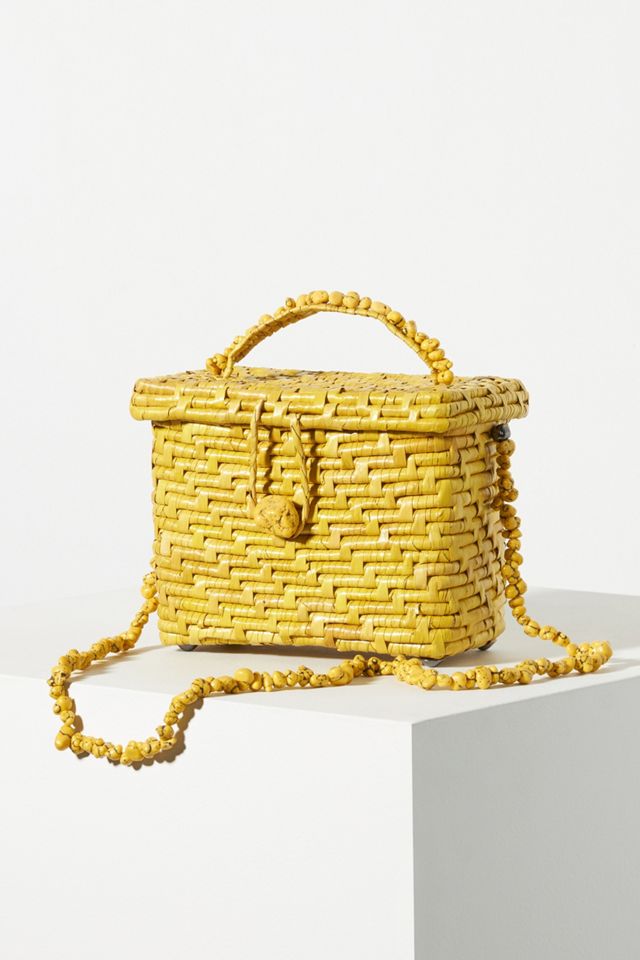 Straw Embellished Mini Crossbody Bag Anthropologie