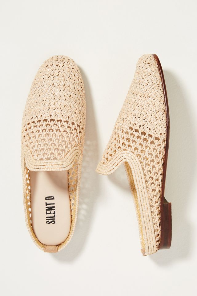 Silent D Jayden Raffia Mules | Anthropologie