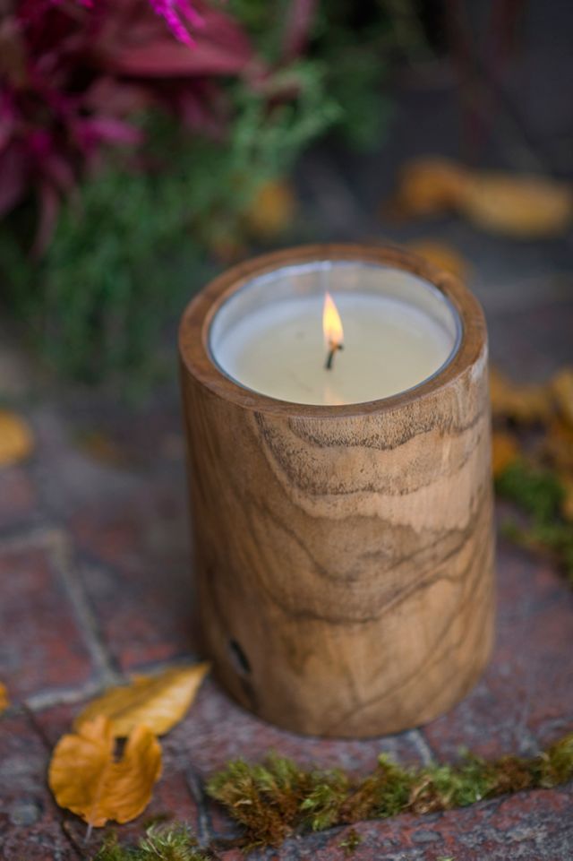Himalayan Teak Candle, Summer Night Citronella Anthropologie