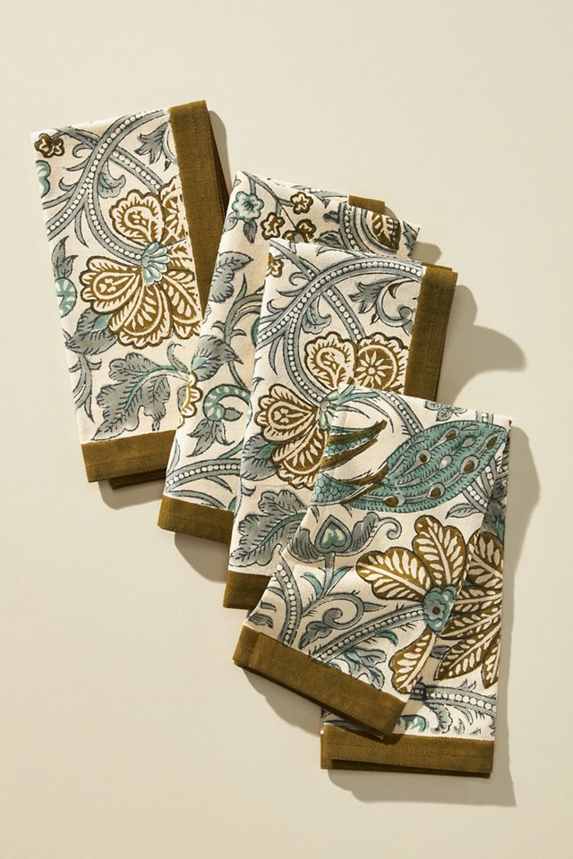 Celandine Napkins, Set of 4 Anthropologie