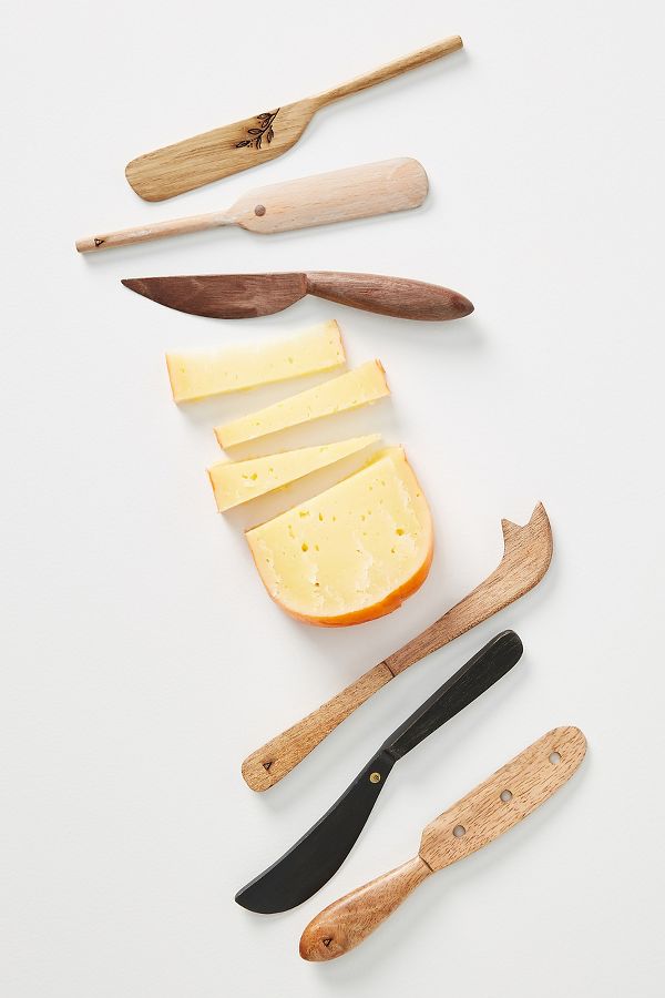 Slide View: 1: Mignon Wooden Spreaders, Set of 6