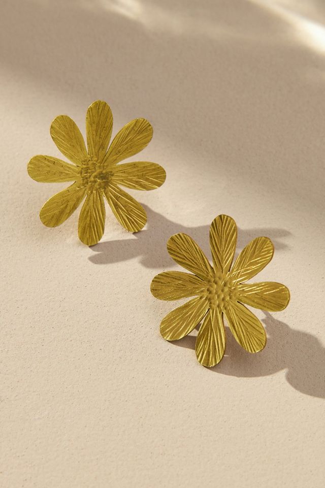 Daisy Post Earrings Anthropologie