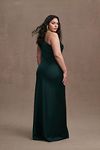 Thumbnail View 9: BHLDN Dylan One-Shoulder Satin Side-Slit Gown