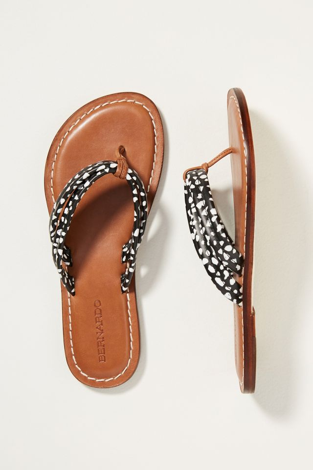 Bernardo Spotted Flip-Flop Sandals | Anthropologie