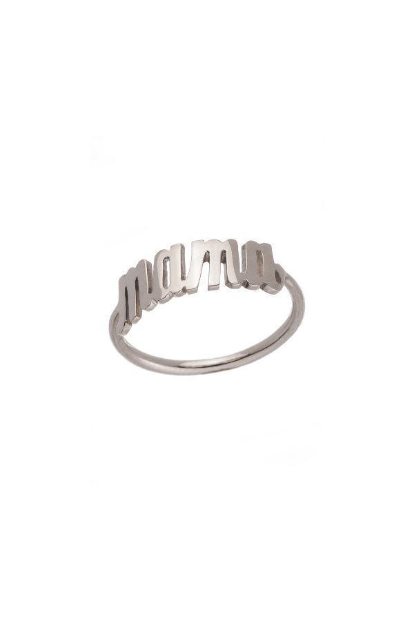 Slide View: 1: Heather Hawkins 14K Custom Script Ring