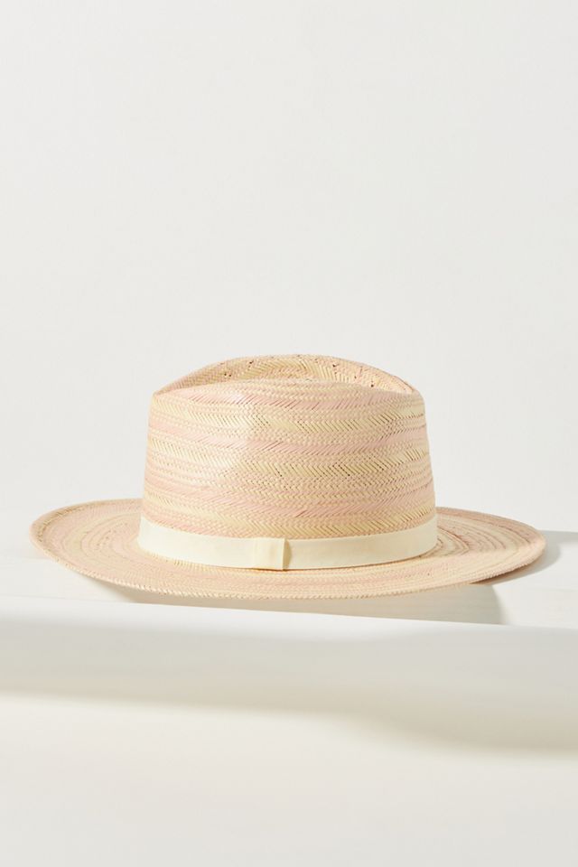Striped Raffia Fedora Anthropologie