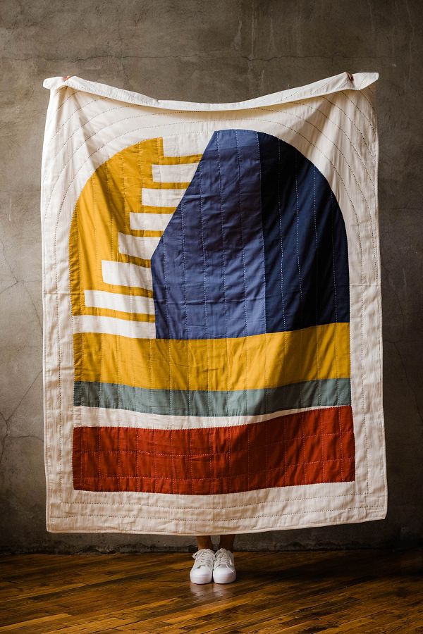 Slide View: 1: Anchal Ascend Quilt Throw