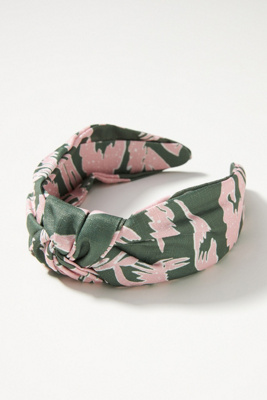 Linen Knotted Headband | Anthropologie