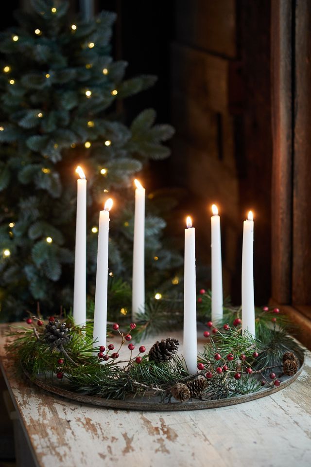 Iron Candlestick Dish, 6 Holders Anthropologie