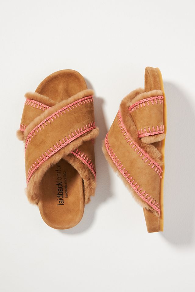 anthropologie.com | Laidback London Cali Suede Slippers