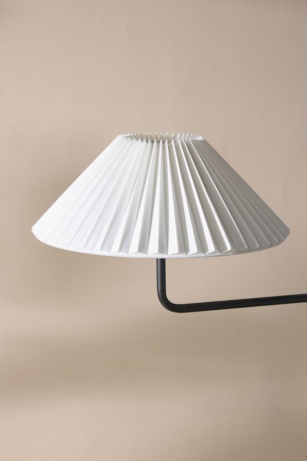 Slide View: 4: Harriet Two-Light Pleated Chandelier