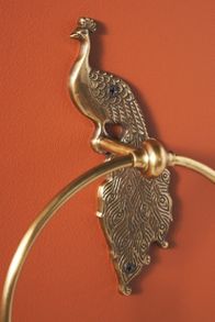 Slide View: 3: Ida Peacock Towel Ring