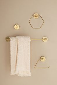 Slide View: 4: Hexagon Towel Ring