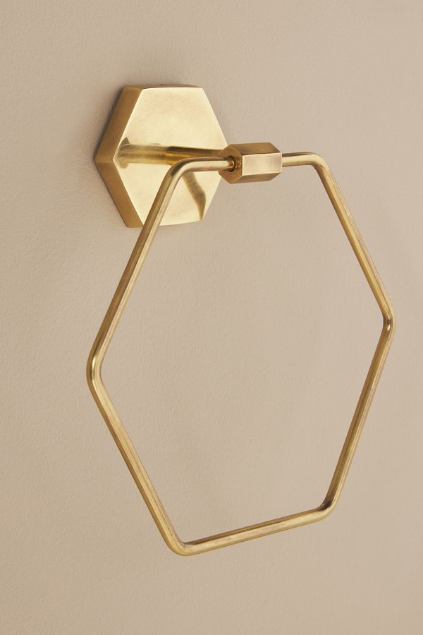 Slide View: 3: Hexagon Towel Ring