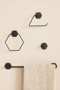 Vista diapositiva: 2: Hexagon Towel Bar