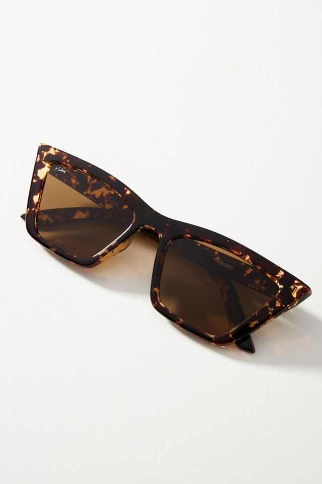 Angular CatEye Sunglasses Anthropologie