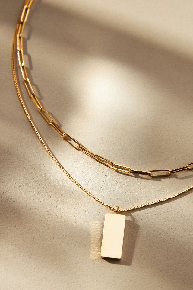 Layered Pendant Necklace | Anthropologie