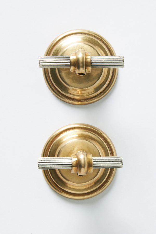 Slide View: 1: Sylvie Knobs, Set of 2