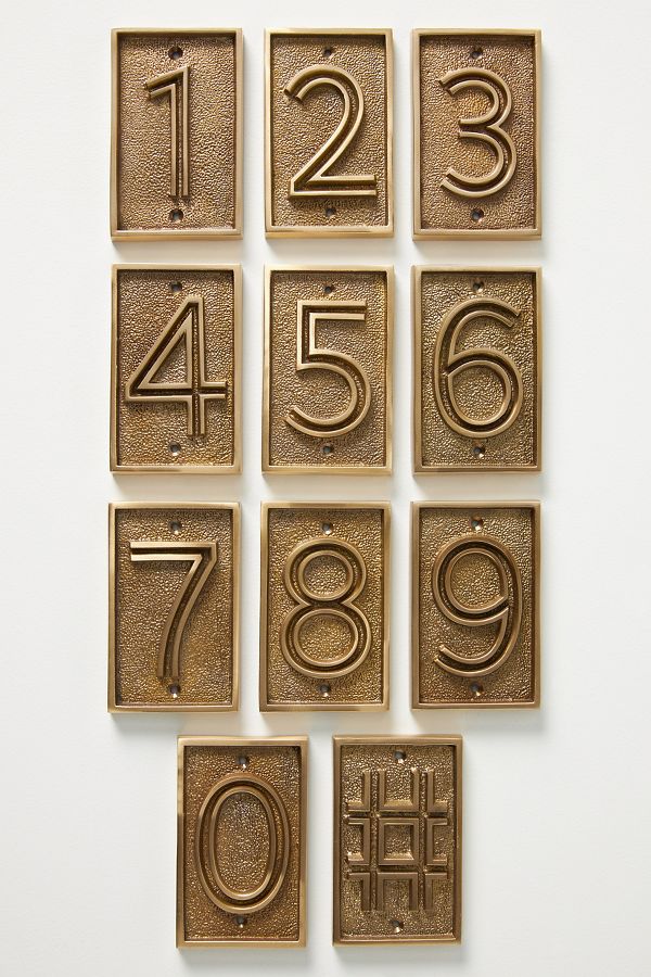 Slide View: 1: Maribel House Numbers