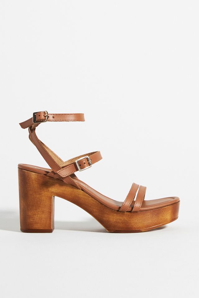 Seychelles Strappy Heeled Clog Sandals Anthropologie