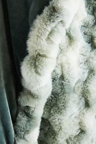 Slide View: 2: Luxe Faux Fur Throw Blanket