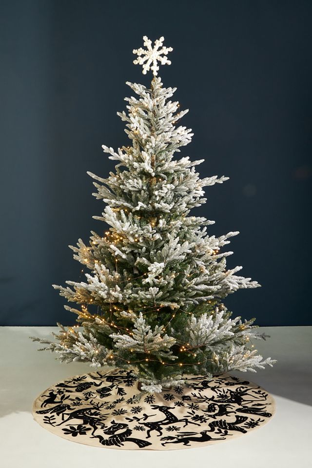 Embroidered Forest Tree Skirt Anthropologie