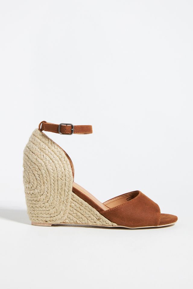 Matisse Raffia Wedge Sandals | Anthropologie