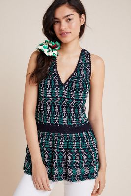 anthropologie peplum top