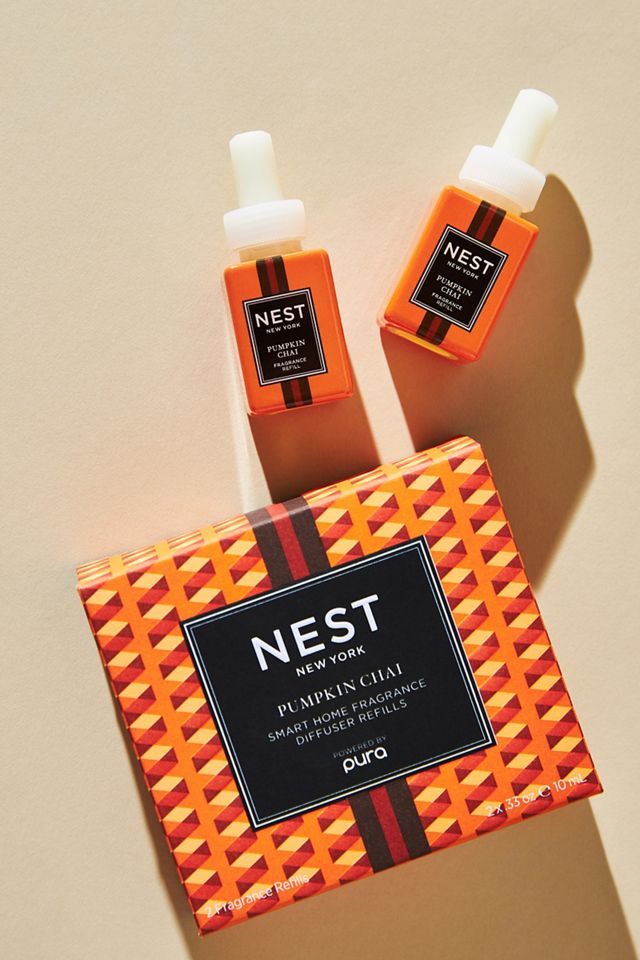 Pumpkin Chai Nest Fragrances x Pura Home Fragrance Oil Refills, Set of