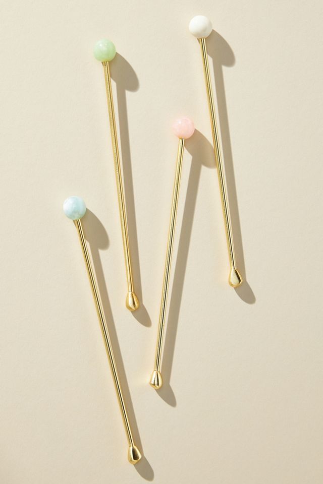 Set of 4 Althea Drink Stirrers Anthropologie UK