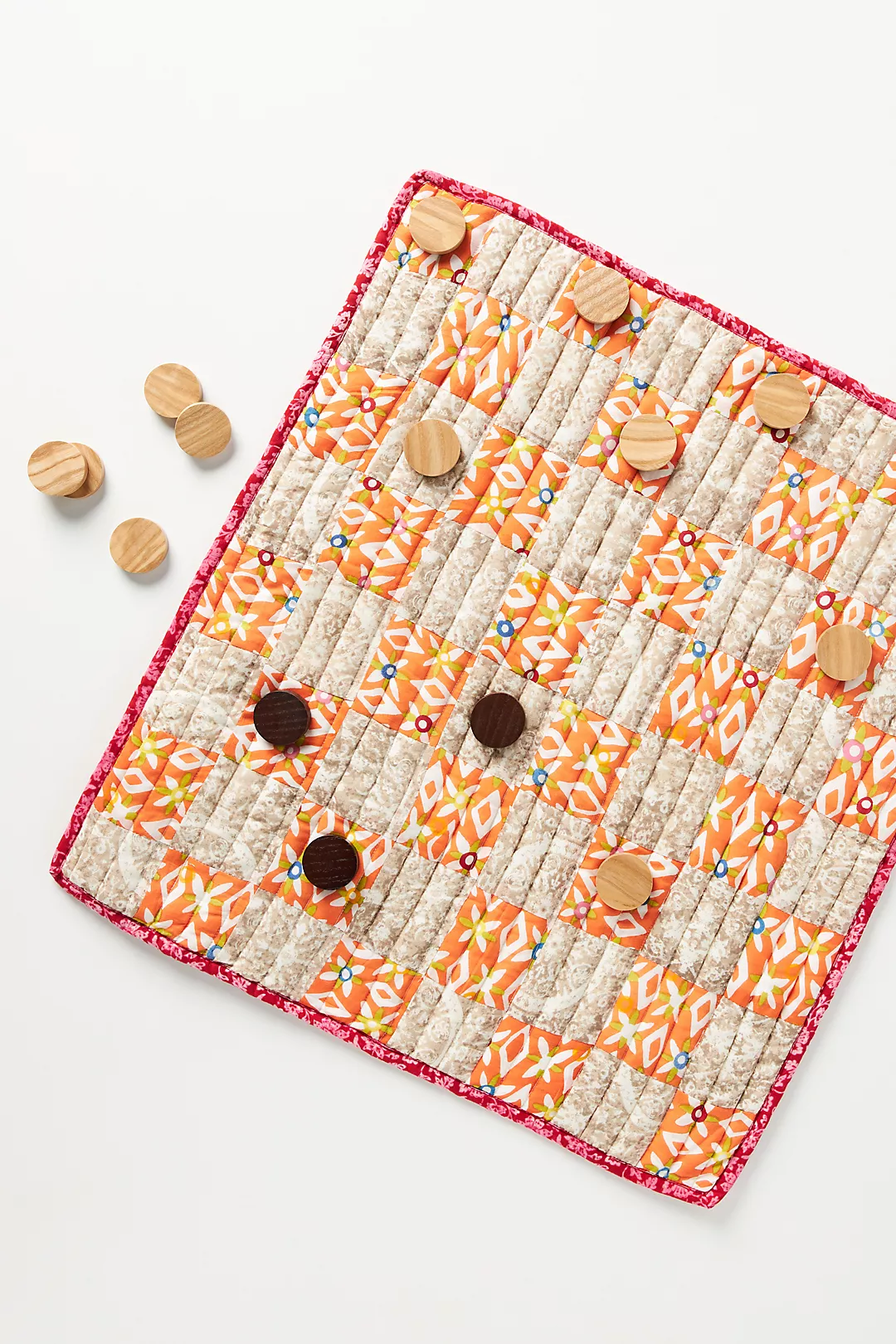 anthropologie.com | Quilted Checkers Game