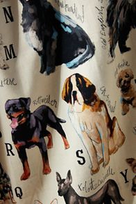 Slide View: 2: Dog Breeds A-Z Dish Towel