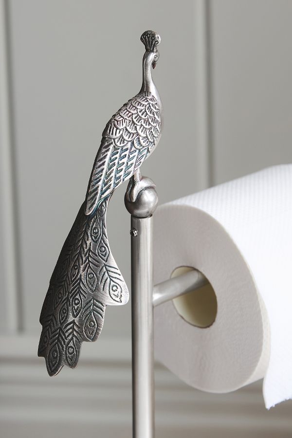 Slide View: 2: Ida Peacock Standing Toilet Paper Holder