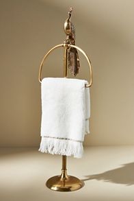 Slide View: 1: Ida Peacock Towel Stand