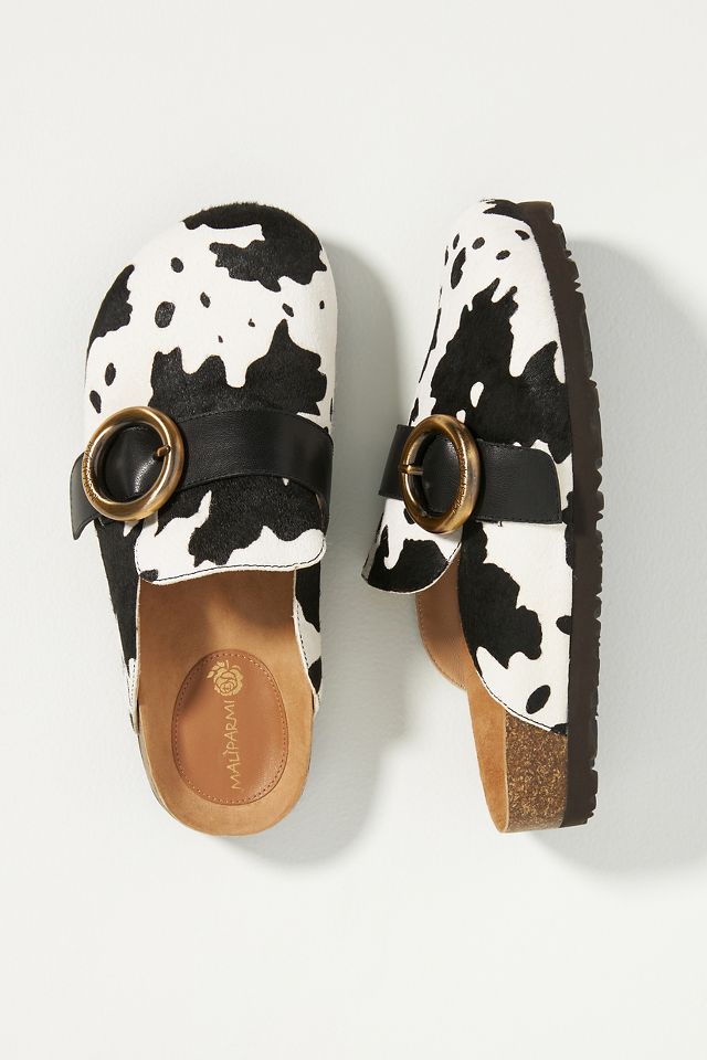 Maliparmi Cow-Printed Slide Sandals | Anthropologie