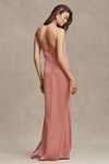 Thumbnail View 3: BHLDN Ruby Twist Halter Satin Gown