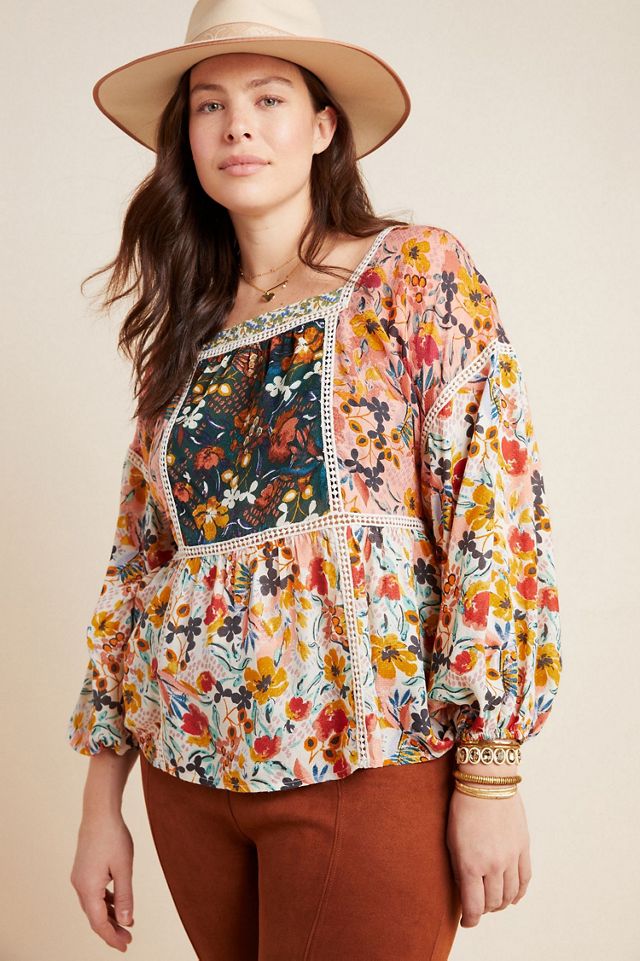 Anthropologie Nikki Peasant Blouse Anthropologie