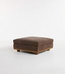 Relaxed Saguaro Leather Ottoman #1