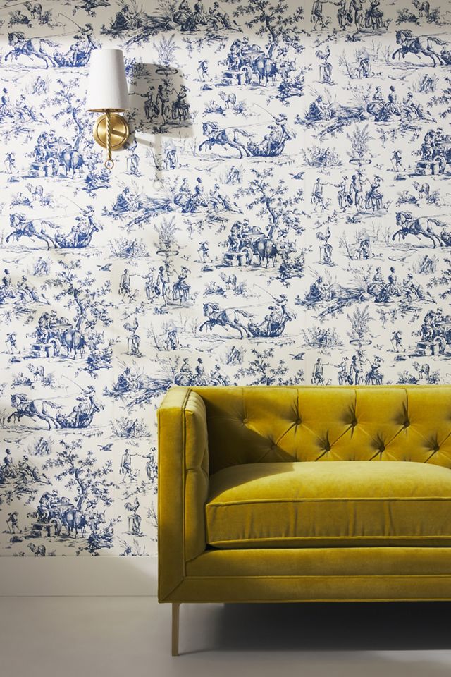 Seasons Toile Wallpaper | Anthropologie
