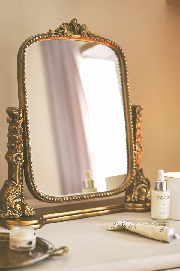 Slide View: 2: The Gleaming Primrose Vanity Mirror