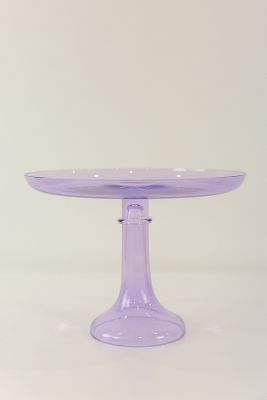 Estelle Colored Glass Cake Stand