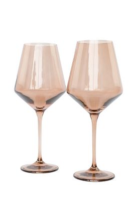 Estelle Colored Glass Wine Glass Set