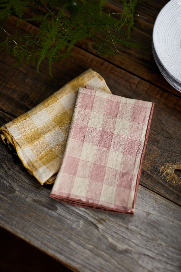 Slide View: 1: Plaid Napkin