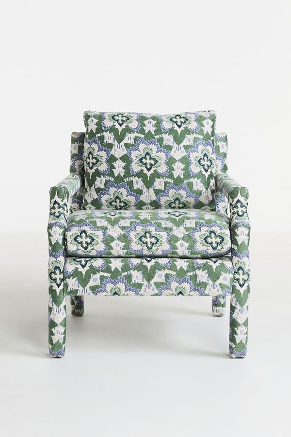 Slide View: 2: Astrea Jacquard-Woven Delaney Chair