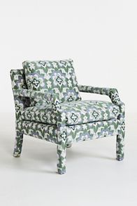 Slide View: 3: Astrea Jacquard-Woven Delaney Chair