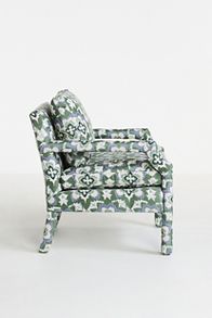 Slide View: 4: Astrea Jacquard-Woven Delaney Chair