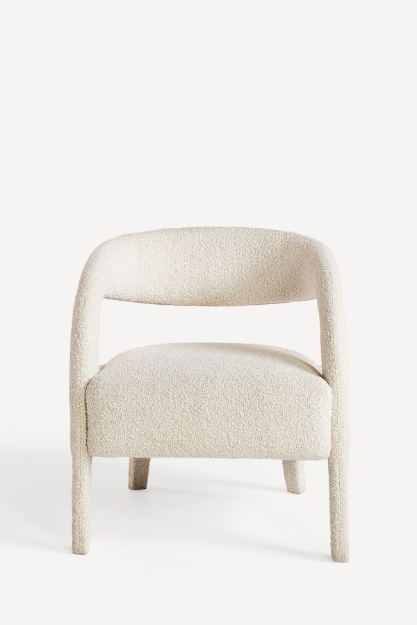 Slide View: 2: Boucle Hagen Accent Chair