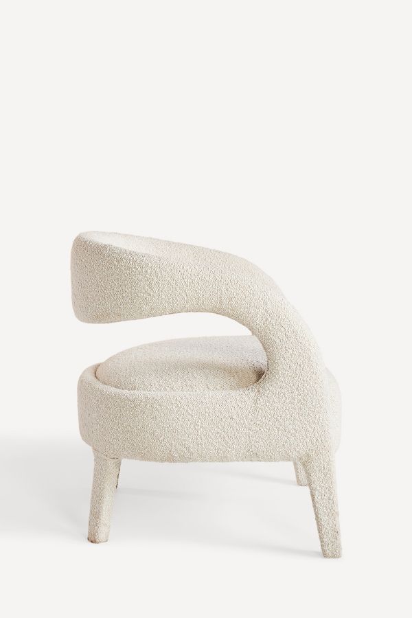 Slide View: 4: Boucle Hagen Accent Chair