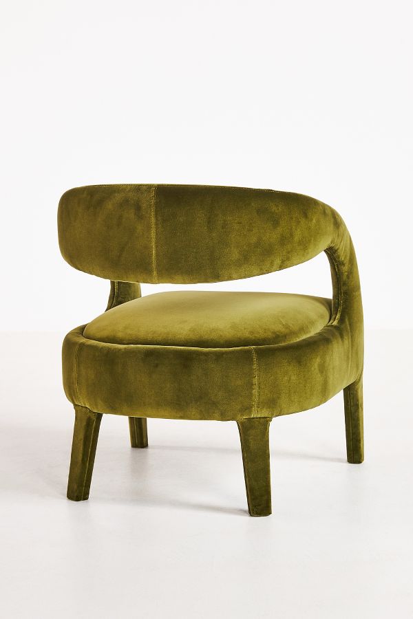 Slide View: 5: Velvet Hagen Accent Chair